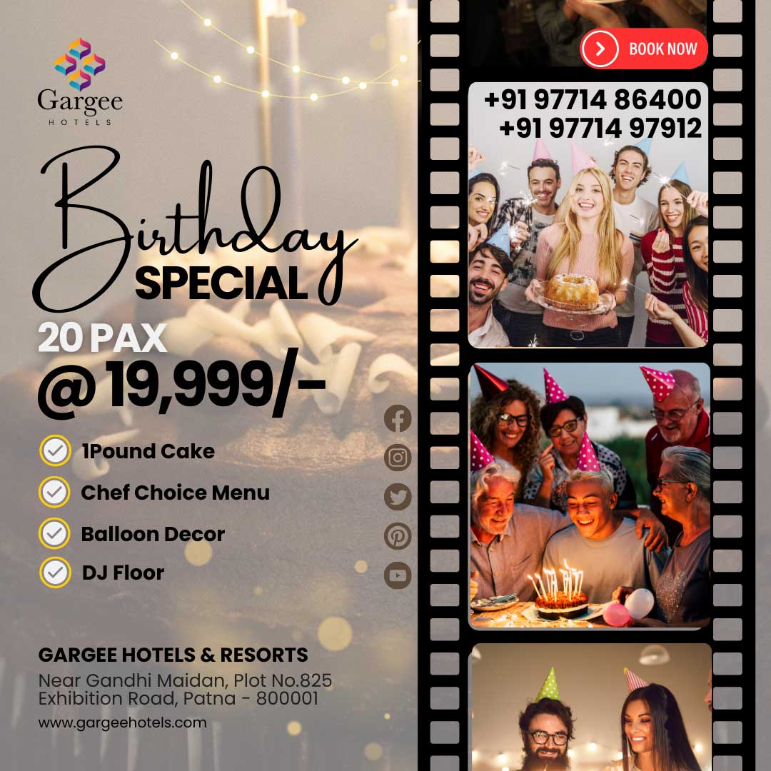 20 Pax Special Gargee Hotels Patna